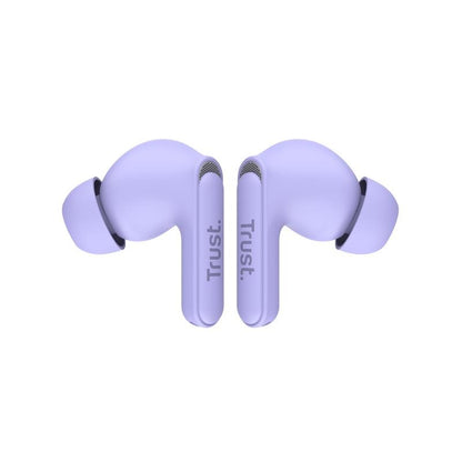 AURICULARES TRUST YAVI EARBUDS ENC BLUETOOTH WIRELESS PURPLE