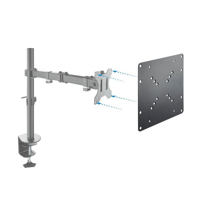 ADAPTADOR MONITOR VESA TOOQ 50x50 - 200x200 HASTA 30KG 23"-45" BLACK