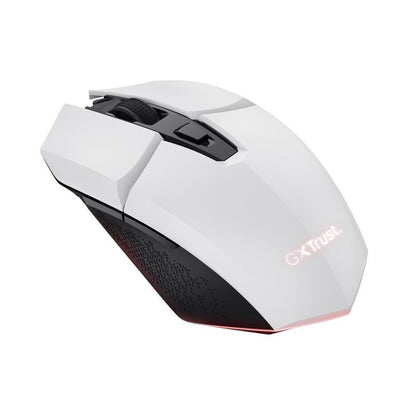 RATON TRUST GAMING GXT 110 FELOX RGB WIRELESS 4800DPI 6 BOTONES WHITE