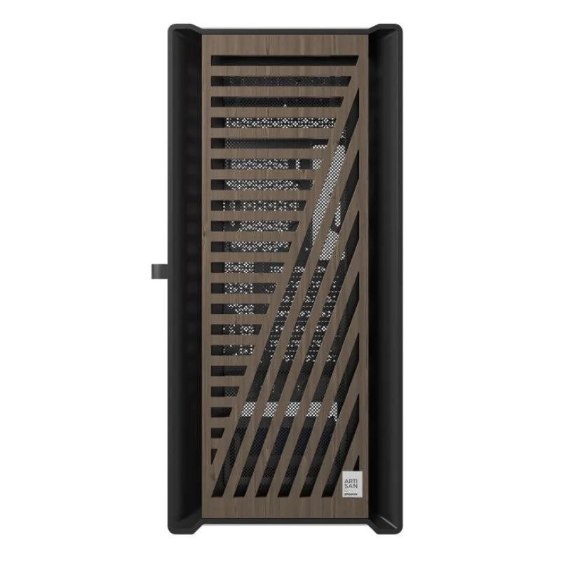 CAJA ORDENADOR GAMING PHOENIX ARTISAN NOBLE BLACK FRONTAL MADERA ATX