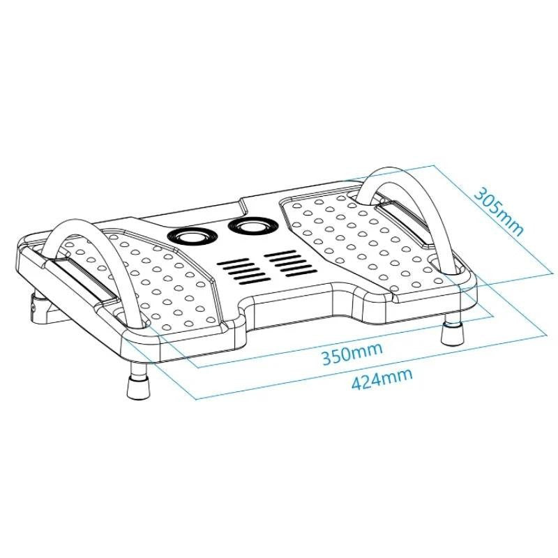 REPOSAPIES ERGONOMICO TOOQ CONFORT GREY