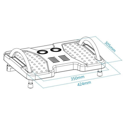 REPOSAPIES ERGONOMICO TOOQ CONFORT GREY