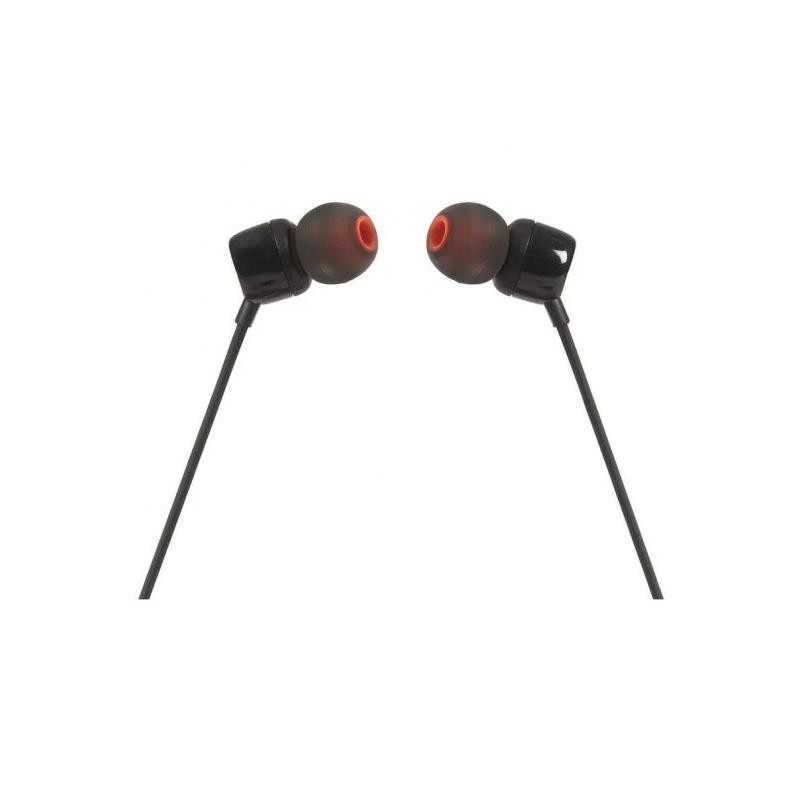 AURICULARES + MICROFONO JBL TUNE 110 IN EAR AUX BLACK