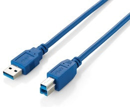 Cable desde USB-A macho a USB-B macho 3.0 longitud 3 metros para impresora