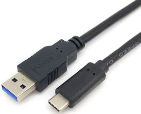 Cable desde USB-C macho a USB-A macho 3.2  longitud 2 metros (para carga de 3a o datos 5gb/s con doble blindaje)