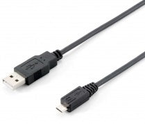 Cable desde USB-A macho a micro USB macho longitud 1.8 metros