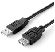 Cable desde USB-A macho 2.0 a USB hembra 2.0 longitud 3 metros
