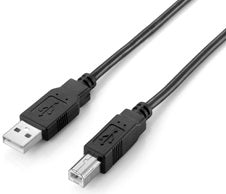 Cable desde USB-A macho a USB-B macho 2.0 longitud 1.8 metros para impresora