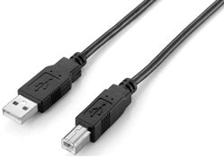Cable desde USB-A macho a USB-B macho 2.0 longitud 3 metros para impresora