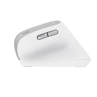 RATON TRUST BAYO II ERGONOMICO ECO 2400 DPI WIRELESS RECARGABLE WHITE