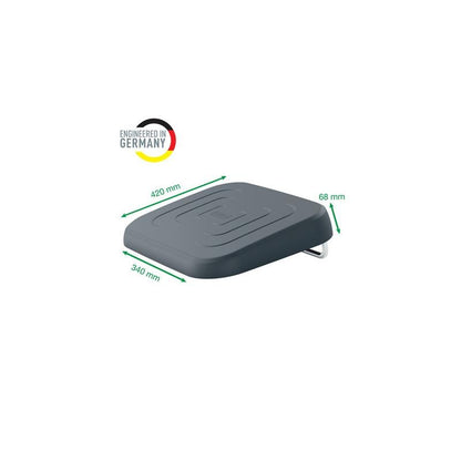REPOSAPIES ERGONOMICO LEITZ GREY