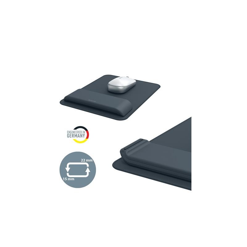 ALFOMBRILLA + REPOSAMUÑECA TECLADO LEITZ ERGONOMICO GREY