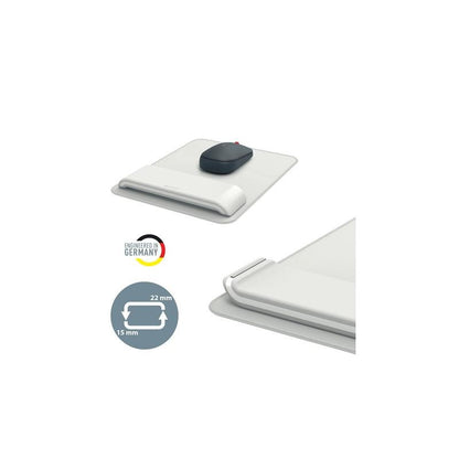 ALFOMBRILLA + REPOSAMUÑECA TECLADO LEITZ ERGONOMICO LIGHT GREY