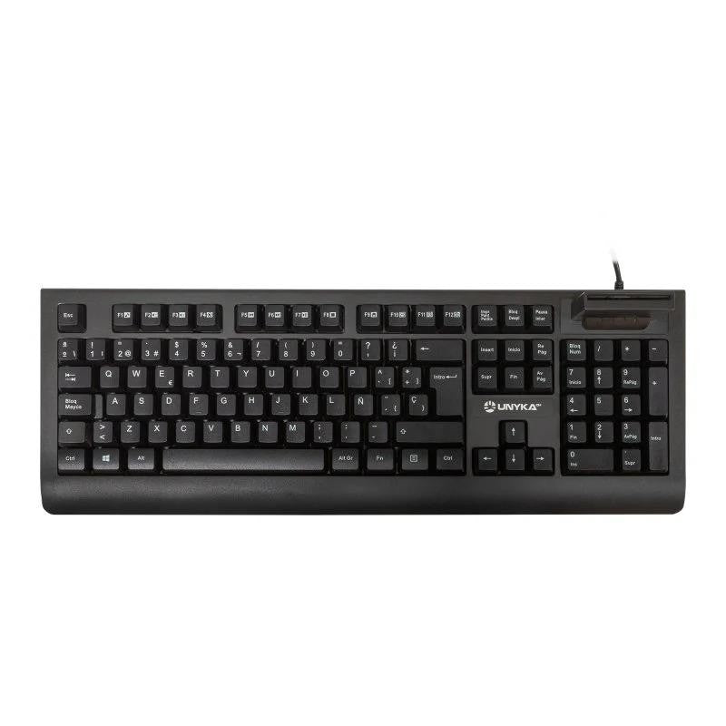 TECLADO + LECTOR UNYKA KB918 LECTOR INTELIGENTE TIPO PC/SC 2.0 DNIE SANITAR