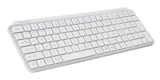 Mars Gaming RF BT Keyboard White (MKSILENKEYSWES)