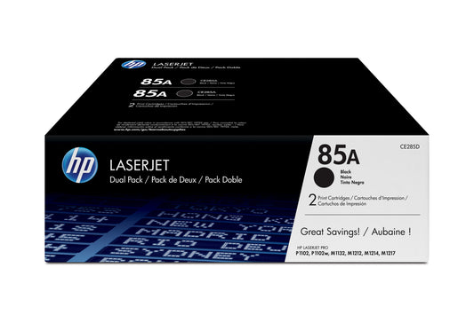 Toner HP LaserJet 85A Pack 2 Negro 3200 pág (CE285AD)