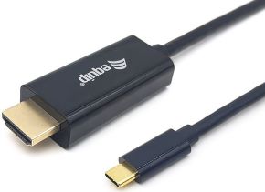 Cable desde USB-C macho a HDMI macho longitud 3 metros compatible con thunderbolt 3 soporta resoluciones de vdeo de hasta 4k/30hz instalacin plug-and-play se necesita un puerto USB-C con modo alternativo DISPLAYPORT