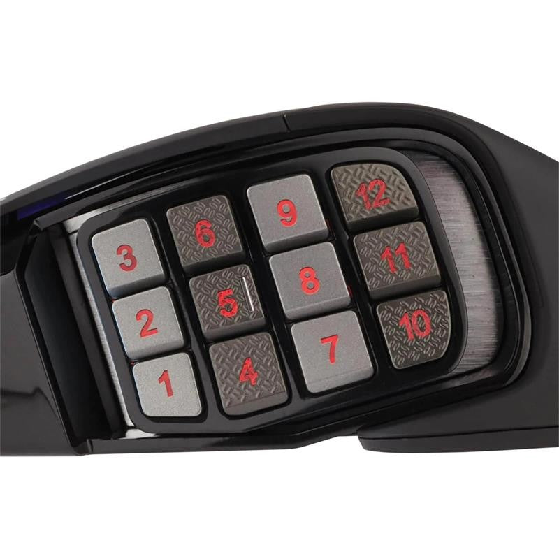 RATON GAMING CORSAIR SCIMITAR ELITE  RGB USB 16K DPI BLACK