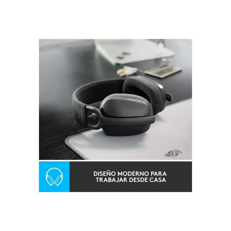 AURICULARES + MICROFONO LOGITECH ZONE VIBE 100 BLUETOOTH BLACK