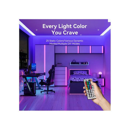 TIRA LED VENTION SILICONA NEON RGB CONTROL REMOTO 5V 2M