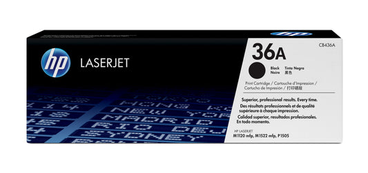 Toner HP LaserJet 36A Negro 2000 páginas (CB436A)