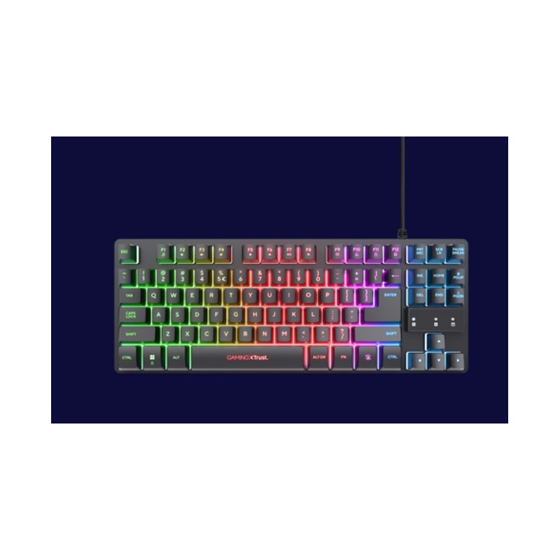 TECLADO + RATON + AURICULARES + ALFOMBRILLA TRUST GXT 780 GAMING BUNDLE BLACK