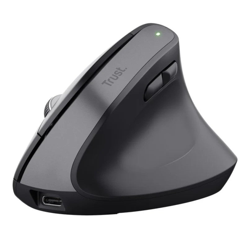 RATON TRUST BAYO+ ERGONOMICO 2400 DPI WIRELESS BLACK