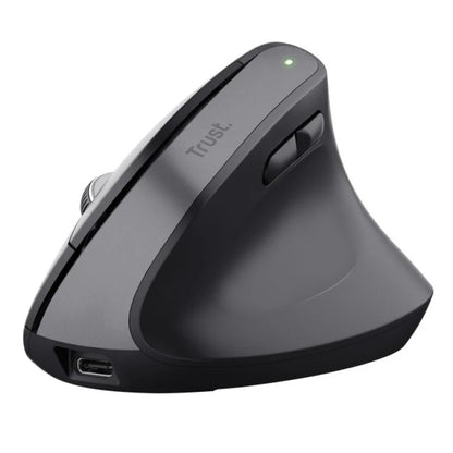 RATON TRUST BAYO+ ERGONOMICO 2400 DPI WIRELESS BLACK