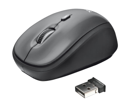 Ratón Trust Yvi Óptico Wireless RF 1600dp Negro (18519)