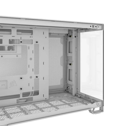 CAJA ORDENADOR GAMING CORSAIR 2500X CRISTAL TEMPLADO WHITE