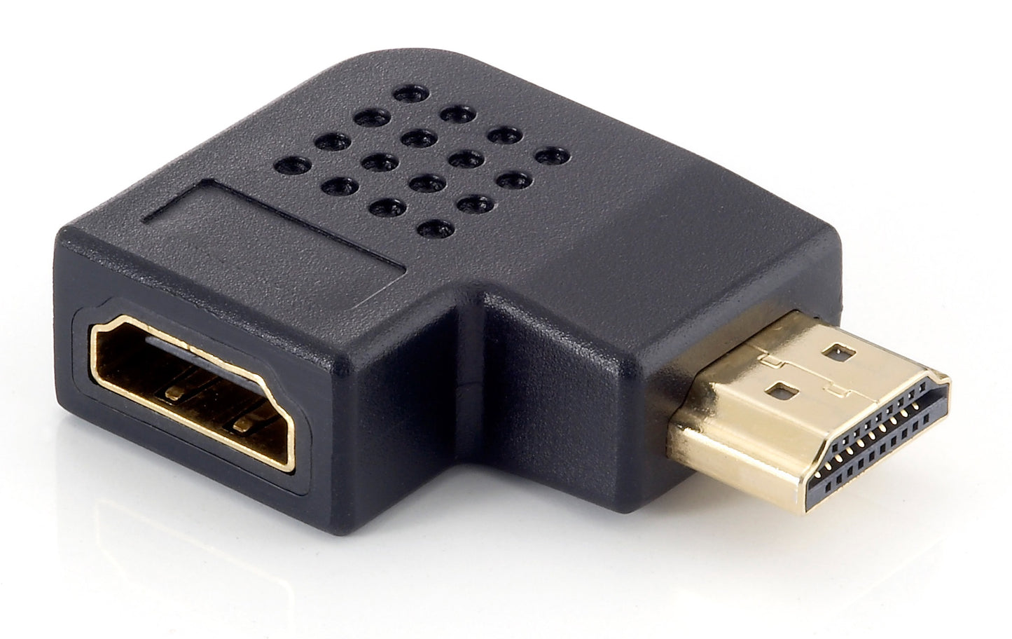 Adaptador desde HDMI macho a HDMI hembra acodado 90 equip
