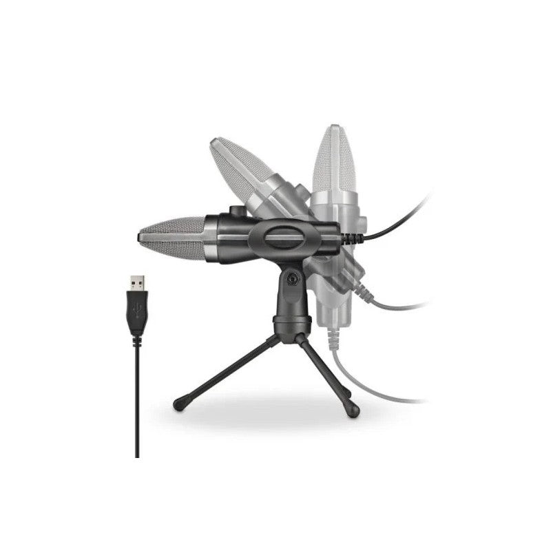 MICROFONO NGS MS120USB USB TRIPODE BLACK