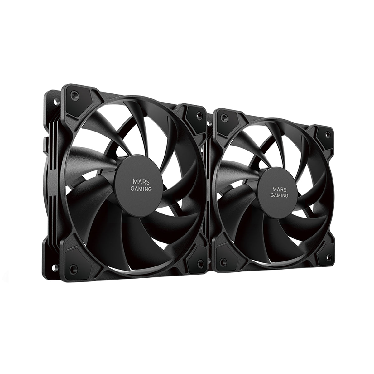 Ventilador Mars Gaming MF-PROX2 Kit 2 Negro (MFPROX2)