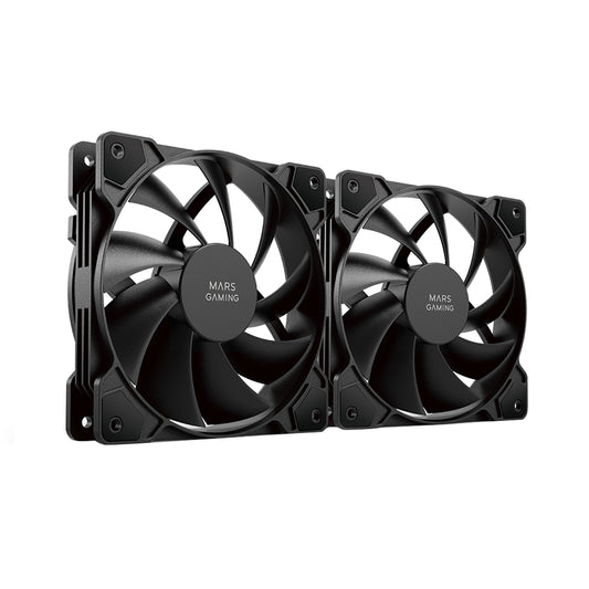 Ventilador Mars Gaming MF-PROX2 Kit 2 Negro (MFPROX2)