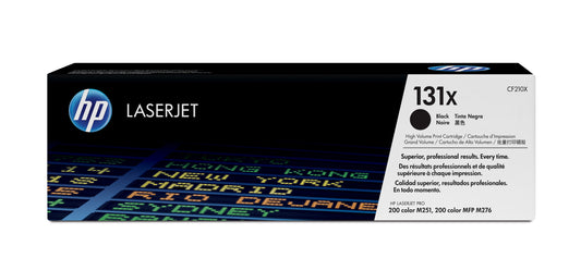 Toner HP LaserJet Pro 131X Negro 2400 páginas (CF210X)