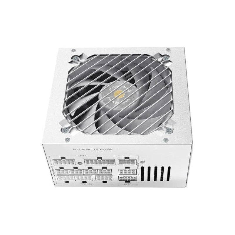 FUENTE DE ALIMENTACION MARS GAMING MBP 1000W 80+ GOLD MODULAR WHITE
