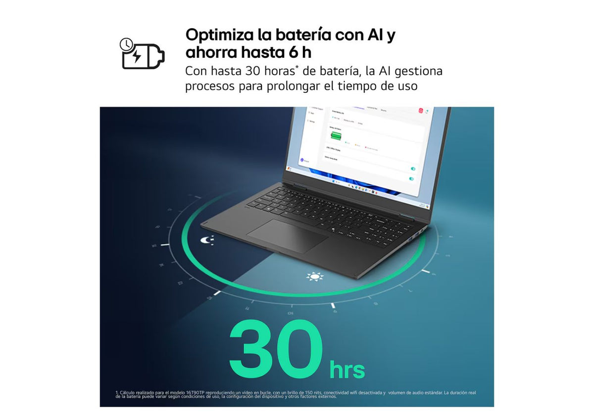 LG U7-255H 32Gb 1Tb SSD 14" W11P Negro (14Z90T-V.AP88B)