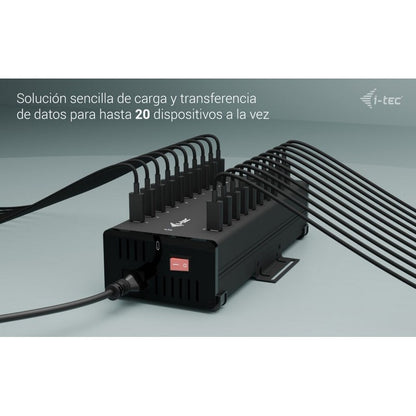 HUB USB-C/USB-A I-TEC 20 PUERTOS USB-C 15W BLACK