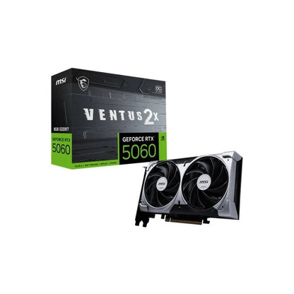 TARJETA DE VIDEO NVIDIA MSI RTX 5060 VENTUS 2X OC 8GB GDDR7 PCIE 5.0