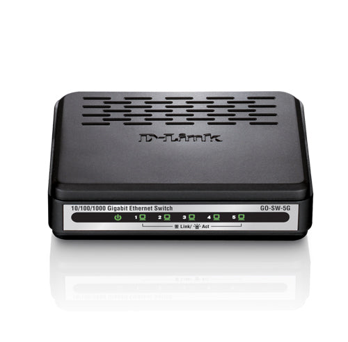 Switch D-Link 5p 10/100/1000 Blanco (GO-SW-5G)