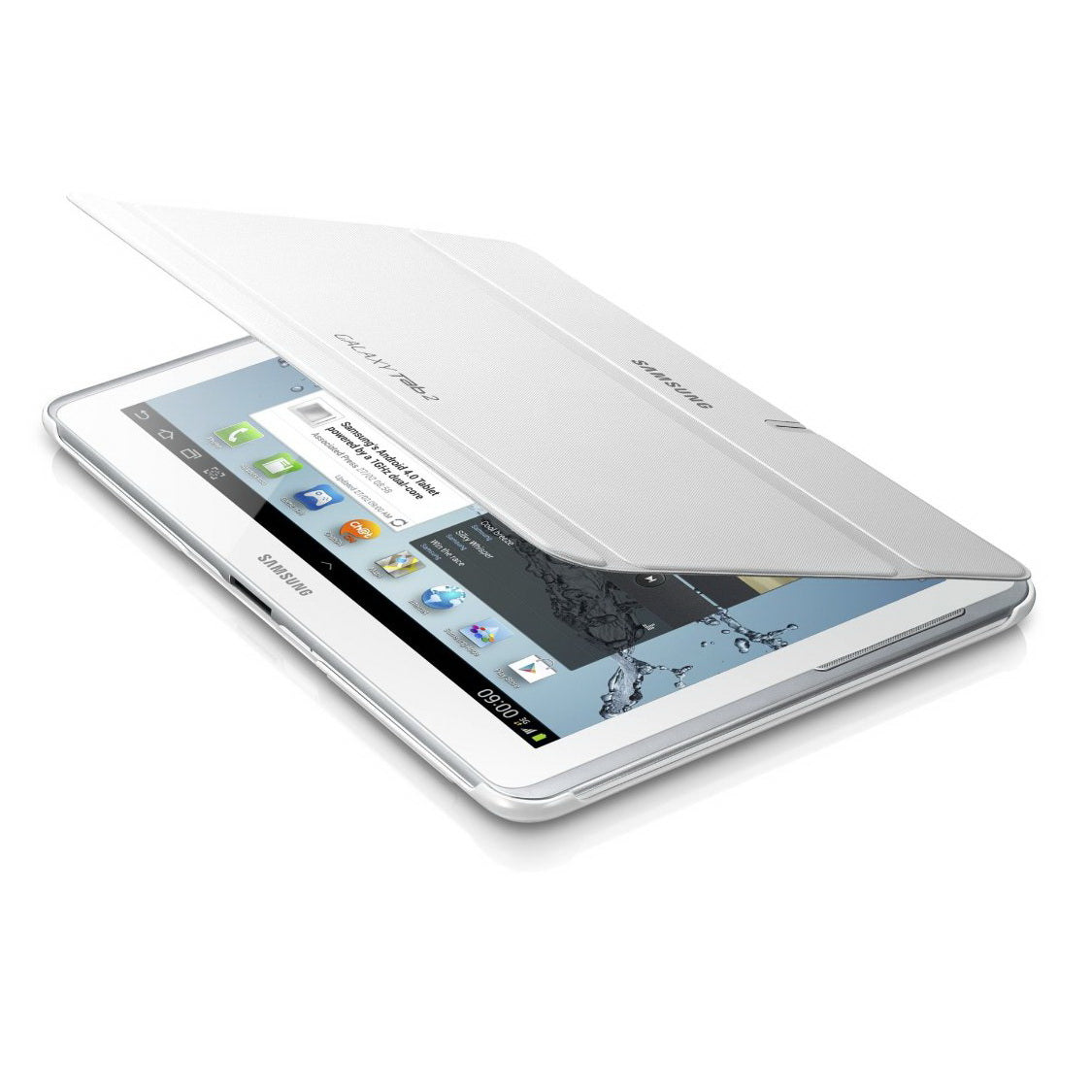 Funda Samsung 10.1" Folio Tab 2 Blanca (EFC-1G5SGECSTD)
