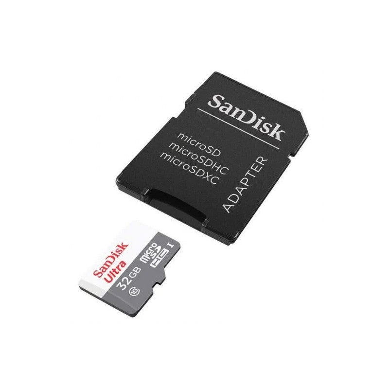 MEMORIA MICRO SD 32GB SANDISK ULTRA HC C10 + ADAPTADOR SD