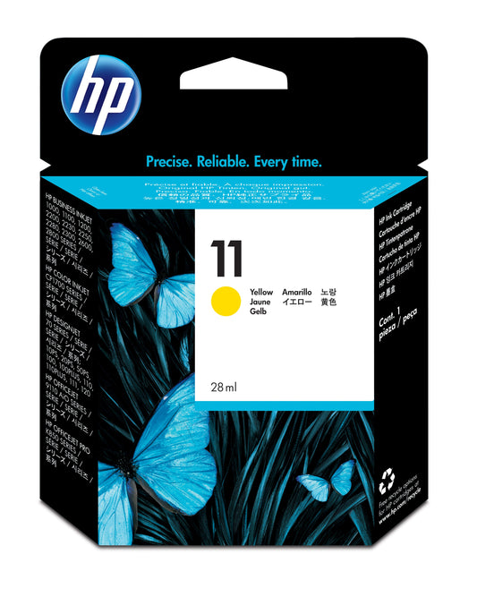 HP 11 Yellow Ink 28ml 2550 pages (C4838AE)
