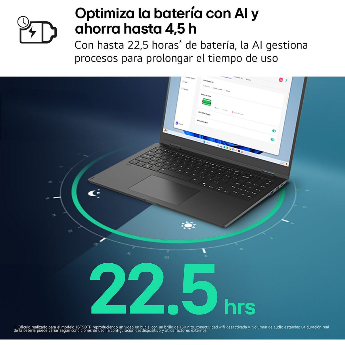 LG U7-255H 16Gb 1Tb 16" FreeDOS Negro (16ZD90T-G.AX78B)