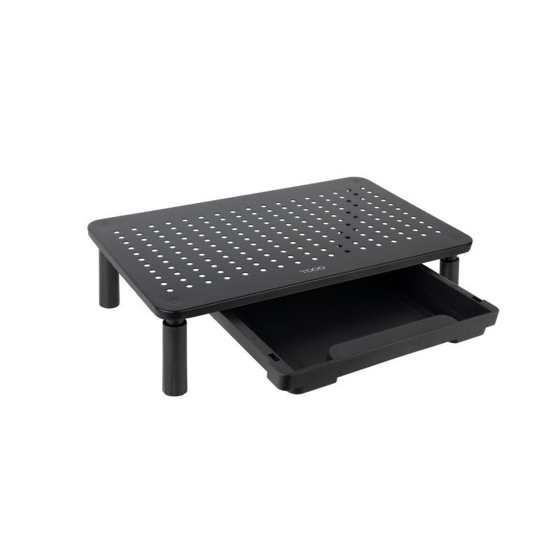 SOPORTE TOOQ SOBREMESA ELEVADOR PARA MONITOR/NOTEBOOK 20KG BLACK