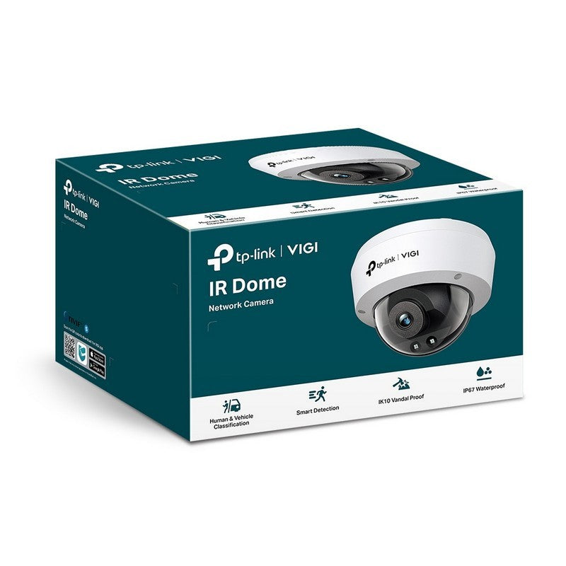 CAMARA IP TP-LINK VIGI DOMO INTERIOR/EXTERIOR 3MP 4MM IR 30M IP67/IK10 POE