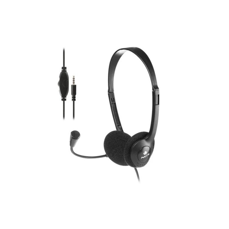 AURICULARES + MICROFONO NGS MS103MAX JACK 3.5 BLACK