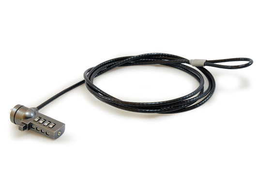 Cable Antirrobo CONCEPTRONIC 1.8m Negro (CNBCOMLOCK18)
