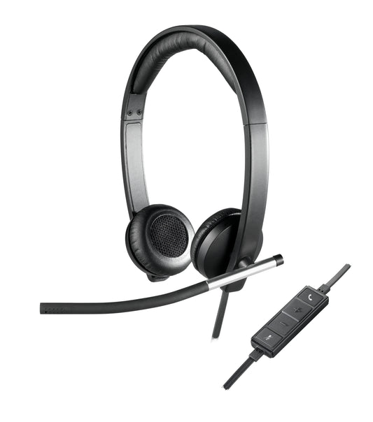 AURICULARES + MICROFONO LOGITECH H650E USB