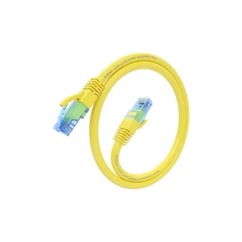 CABLE DE RED CAT.6 UTP 0.30M AISENS YELLOW